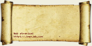 Jana Deretić vizit kartica